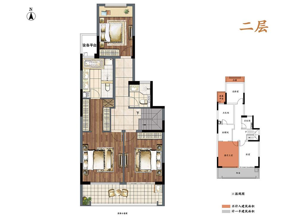 张家港建发泱誉下叠a1户型-张家港蛙房网